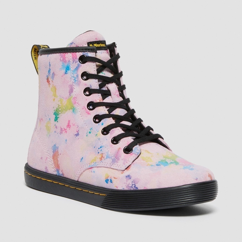 Dr. Martens SHERIDAN WOMEN'S CONFETTI SUEDE CASUAL BOOTS - Picture 1 of 7